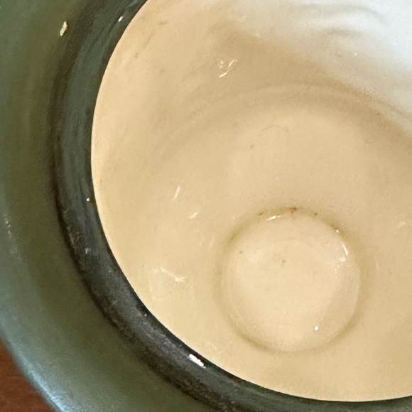 🌟HP🌟VTG 1970s Arnel's Green Ceramic Neoclassical Planter Urn Made in USA - Picture 11 of 12